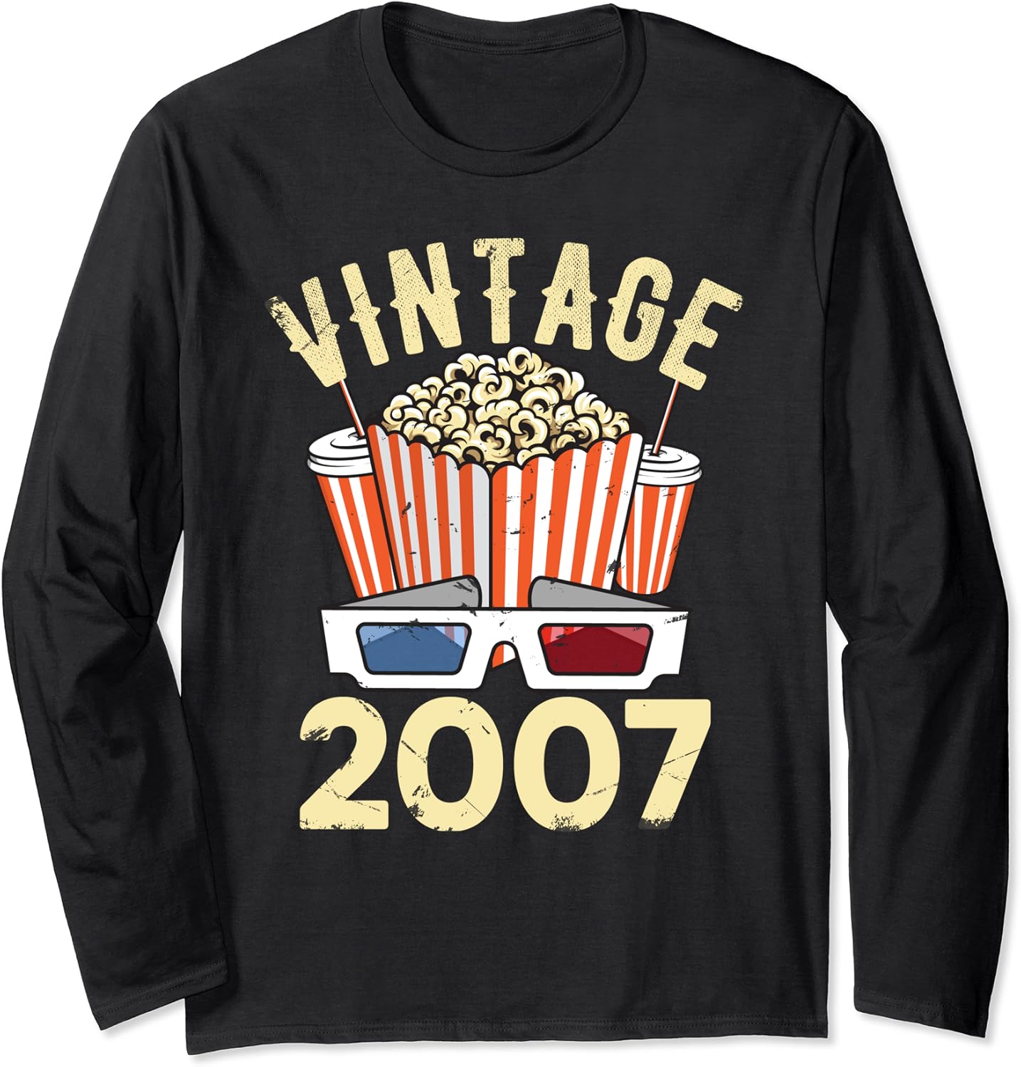 Amazon.com: Vintage 2007 Friends Bday 15 Years Old Cinema Popcorn
